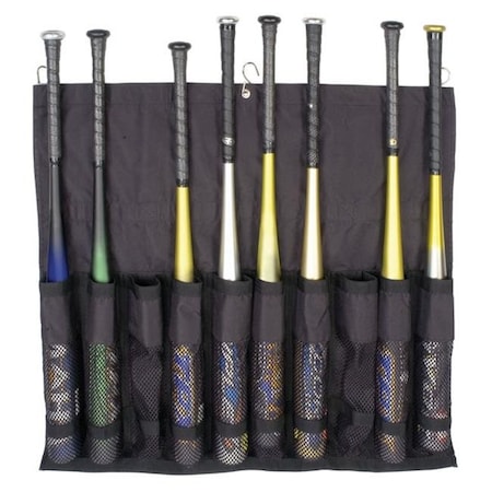 Champion Sports Champion Sports BC1010 Deluxe Hanging Team Bat Bag; Black BC1010